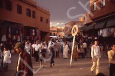 1980s Tourists at Souk Market Morocco Marrakech Fez ? 35mm Film Slide