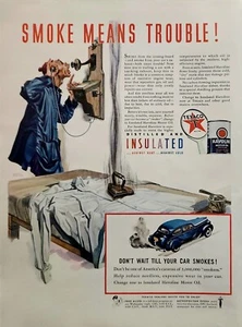 Anuncio impreso Texaco Chevron 1941 decoración de arte de pared efímero de colección por Fred Allen - Imagen 1 de 1