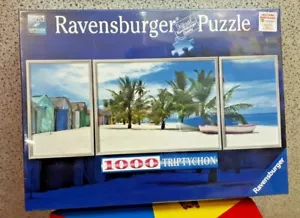 Ravensburger puzzle 1000 pezzi Triptychon Isola Di Saona Caraibi - Foto 1 di 1