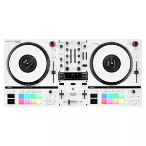 Hercules DJCONTROL INPULSE T7 WHITE EDITION Controller 2Deck funz. motor vinile - Foto 1 di 5
