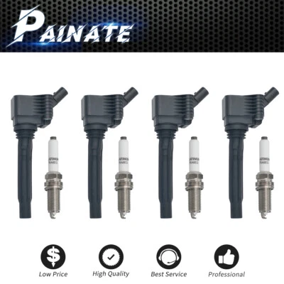 4X Ignition Coil+Plug for Audi A3 A5 TT Quattro VW Arteon Beetle 1.8/2.0L UF716 Foto 1 de 4