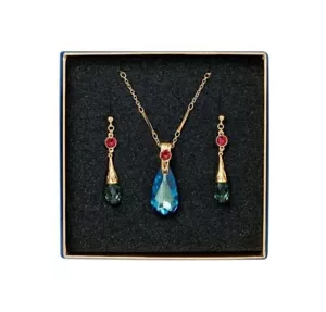 Studio Ghibli Howl's Moving Castle Necklace and Earrings Set Ghibli Museum LTD - Picture 1 of 8