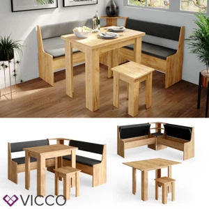 Eckbankgruppe Roman Eiche 150x150cm Esszimmergruppe Eckbank Sitzgruppe Vicco - Bild 1 von 7