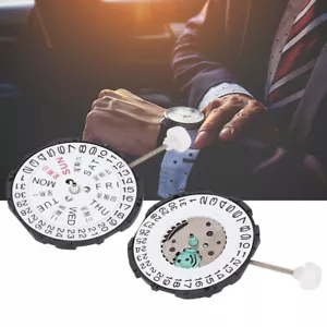 SL28 Three Hands Quartz Movement Date Watch Wristwatch Repair Accessory - Picture 1 of 13