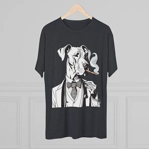 Smoking Great Dane T-Shirt - Picture 1 of 29