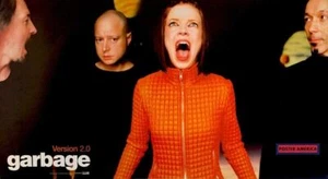 Garbage Version 2.0 Orange 1998 Vintage Poster 19 x 35 - Picture 1 of 1