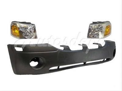 JUEGO DE FAROS PARACHOQUES DELANTERO PARA 02-09 GMC ENVIY SLE SLT = 3 PC Foto 1 de 4