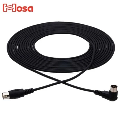 HOSA TECHNOLOGY Hosa ADA-725-BULK Phantom 7-Pin Midi To 7-Pin Right Angle Midi Cable 25FT