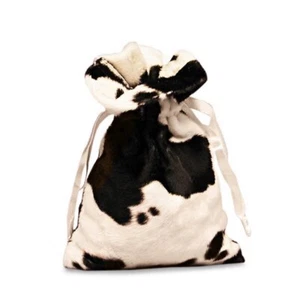 Nueva bolsa de dados 4 x 6 piel sintética estampado animal - vaca - Imagen 1 de 1