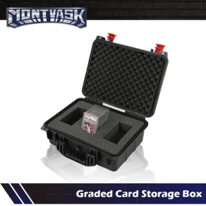 New 75+ Graded Card Storage Case Box Waterproof For Sports Trading Cards - Picture 1 of 9