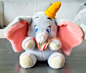 Vintage Tokyo Disneyland Dumbo Plush 13" Walt Disney Characters Retro Stuffed - Picture 1 of 10