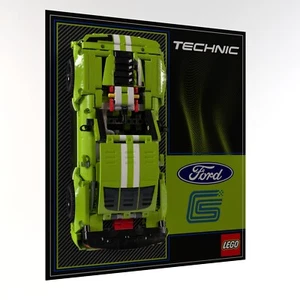 Panel de exhibición de pared para LEGO® Technic Ford Mustang Shelby® GT500® 42138 - Imagen 1 de 4
