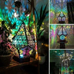 Bohemian Colorful Table Bedside Starry Sky Floor LED Lamp Home Decoration Gifts - Picture 1 of 11