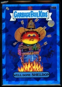WELL DONE SHELDON 2021 Topps Sapphire Garbage Pail Kids #115b - Picture 1 of 2