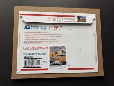 US 2021 FDC +Castillo De San Marcos Pre-Paid Priority Mail Envelope+Panda Cachet - Image 1 of 2