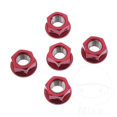 Tornillo piñón trasero tuerca JMP M10X1,25 mm rojo ajuste Ducati Monster 1100 Evo 2012-2013 Foto 1 de 4