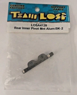 Team Losi RC LOSA4128 Rear Inner Pivot Mount Alum: BK-2 Buggy - Image 1 of 2