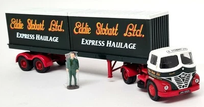 Corgi 1/50 14303 Eddie Stobart Foden S21 Artic Trailer + Containers Truck - Image 1 of 4
