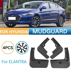 4x Schmutzfänger Spritzschutz Spritzlappen für Hyundai Elantra Sedan 2017-2020 - Picture 1 of 15