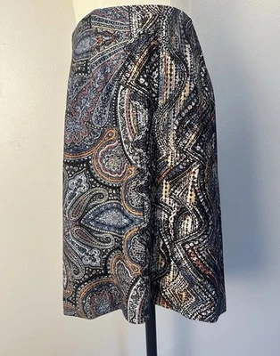 Falda Lápiz Jill Ponte Multicolor Paisley Patchwork Elástica Talla M Nueva con Etiquetas Foto 1 de 4