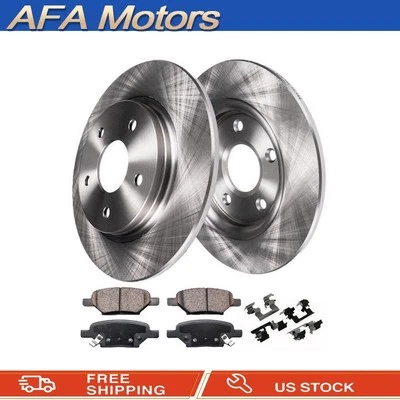 Rotor de freno trasero y pastilla de freno de cerámica para Buick Lacrosse 2005 2006 2007 2008 2009 Foto 1 de 4