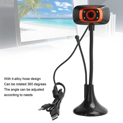 Computerkamera Video USB Webcam Drivefree 640 X 480 Mit Externem Mikr KUI - Bild 1 von 4