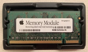 Original - Apple MB320G/A RAM Memory Module Stick Used As/Is Untested - Picture 1 of 2