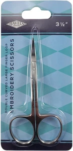 Havel's Double-Curved Embroidery Scissors 3.5"-Large Finger Loop - 50040 - Picture 1 of 3