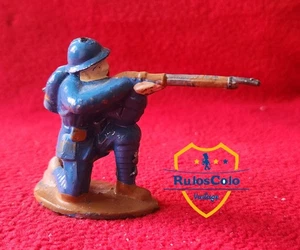 J.S.F. plomo ejército francés soldado de tiro de colección 1950 Jouet Standard Francais - Imagen 1 de 13