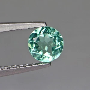 Stunning 0.47Cts VS Round Unheated Natural Apatite, Brazil - Picture 1 of 5