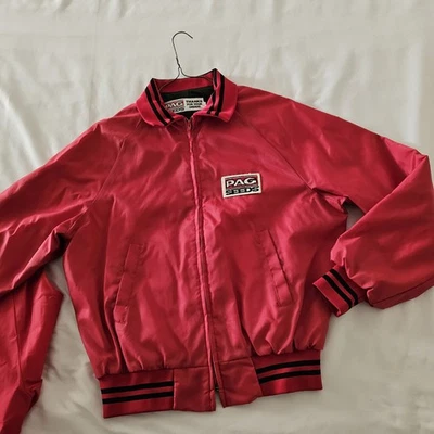 Chaqueta de bombardero acolchada forrada cortavientos vintage PAG SEEDS para hombre Lg Foto 1 de 4