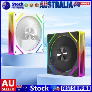 Daisy Chain Case Fan Low Noise 4 Pin PWM Case Fan for Cases CPU Liquid Coolers - Afbeelding 1 van 24