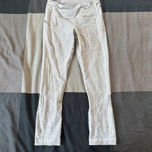 Lululemon Leggings Donna 4 Yoga Atlesiure Attrezzatura Allenamento Bianco Corsa - Foto 1 di 8