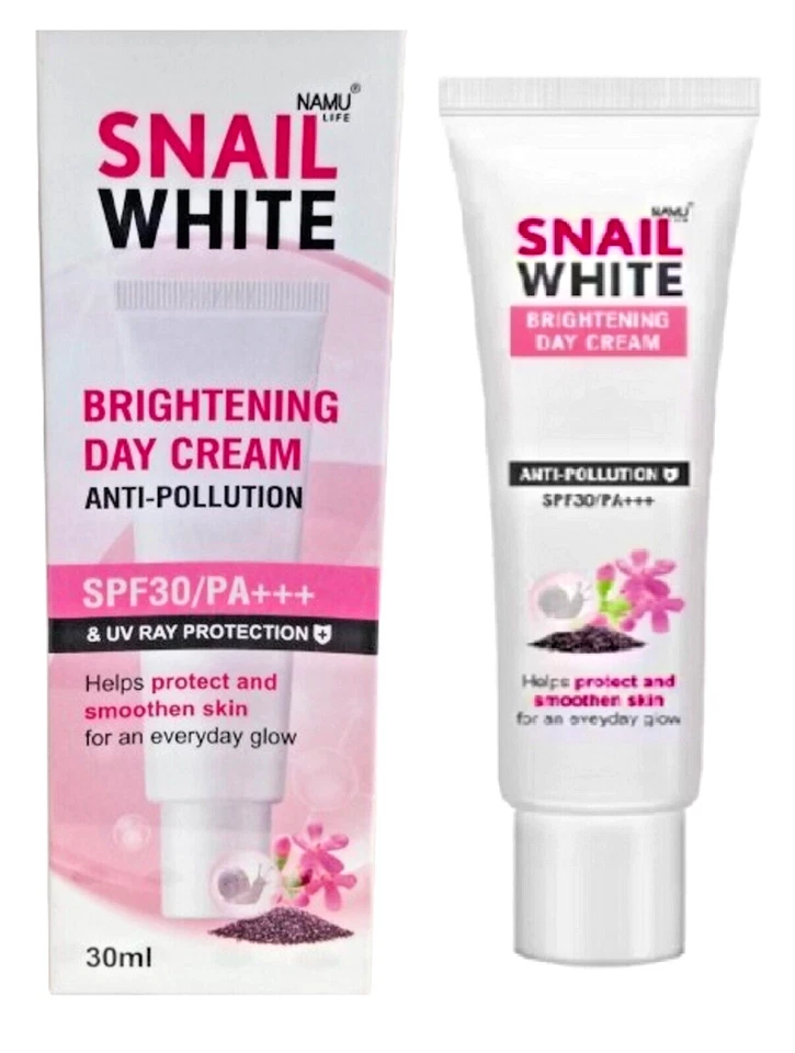 Creme de Dia Antipoluição Snail White Brightening FPS30 para um brilho diário 30ml - Imagem 1 de 4