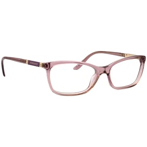 Versace Eyeglasses MOD. 3186 5279 Clear Violet Cat Eye Frame Italy 52[]16 140 - Picture 1 of 6