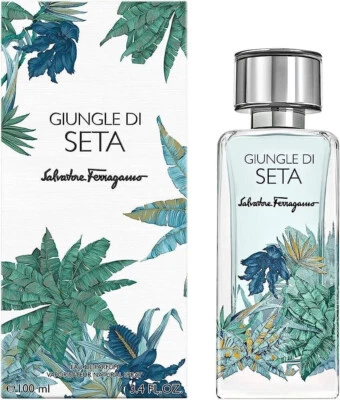 GIUNGLE DI SETA-SALVATORE FERRAGAMO-EDP-SPRAY-3,4 OZ-100 ML-AUTÉNTICO-ITALIA Foto 1 de 2