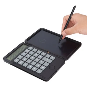(Black)Calculator Writing Tablet Environmentally Friendly Portable Rechargeable - Picture 1 of 12
