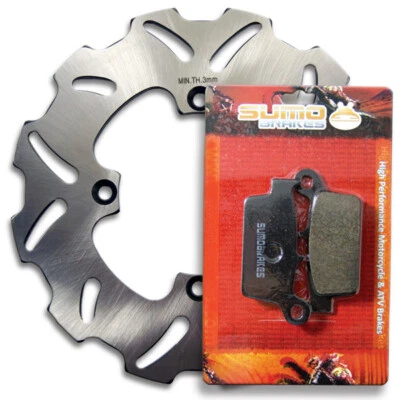 Rotor trasero + pastillas de freno para Honda CR 80 R/RB [1992-2002] CR 85 R/RB [2003-2007] Foto 1 de 4