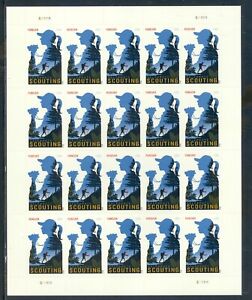 US 4691 Celebrate Scouting, Forever, Complete Sheet/20, Mint NH