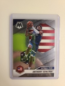 2020-21 Panini Mosaic Anthony Edwards Rookie Minnesota Timberwolves RC #201
