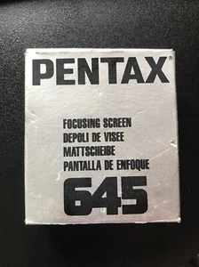 Pentax 645 Focusing Screen verre de visée UC-21 matte field and split image spot - Photo 1 sur 8
