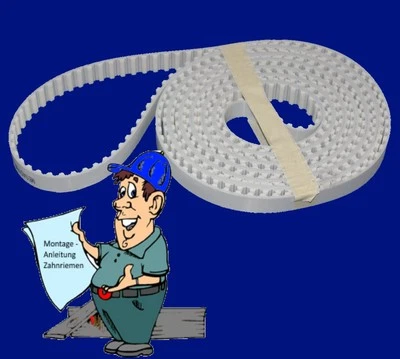 SÄNGER Cinghia dentata rinforzata adatta per sollevatore a colonna Zippo 1250 1506 e 1511