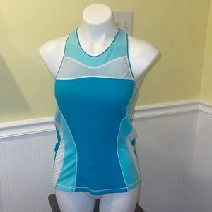 De Soto Sport Carrera ladies TriathlonTop. Size large. Turquoise. Performance. - Picture 1 of 9