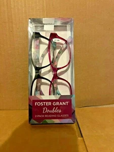 Foster Grant "Becca" Doubles 2 Pack Reading Glasses ***LIMITED QUANTITIES*** - Picture 1 of 9