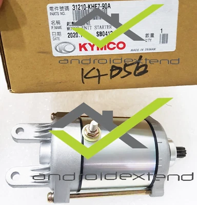 KYMCO XCITING250/R300i PEOPLE250/300/S ELECTRIC STARTER MOTOR 31210-KHE7-90A - Image 1 of 4