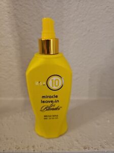 It's A 10 Miracle Leave-In For Blondes 10 fl oz / 295.7 ml New Missing Cap