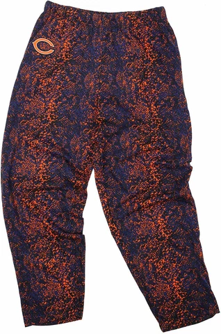 Zubaz NFL Football Men's Chicago Bears Post Pattern Pants Cover