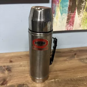 Thermos vintage anni 70 Uno-Vac infrangibile acciaio inox caldo/freddo Union MFG. CO. USA - Foto 1 di 2