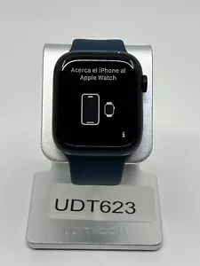 Apple Watch Series 9 45MM Midnight (GPS) Aluminum Sport Band - Good Condition - Picture 1 of 9