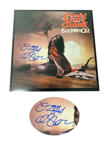 OZZY OSBOURNE SIGNED BLIZZARD OF OZ ALBUM VINYL LP AUTOGRAPH BECKETT BAS Cover